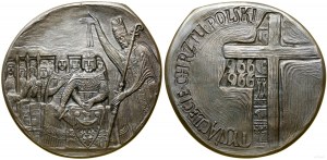 Poland, commemorative medal for the 1000th anniversary of the baptism of Poland, 1966, Warsaw