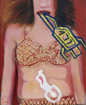 Jacek Sroka (ur.1957), Biały cień, 2023