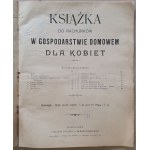 Książka do rachunków w gospodarstwie domowem dla kobiet [wypełniona - 1921r.]