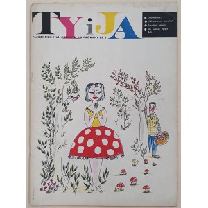 Ty i Ja. Magazyn ilustrowany R.:1 - 1960 nr 6 [Moda Polska, ŁAD, okł. L. Zahorski, il. D.Mróz]