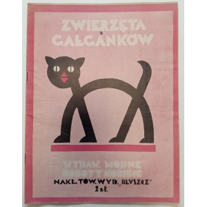 Zwierzęta z gałganków, Wyd, Modne Roboty Kobiece, ok.1930 [wykroje]