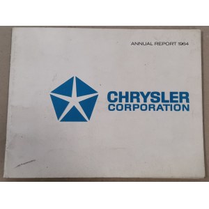 Chrysler Corporation. Annual Report 1964 - sprawozdanie roczne.