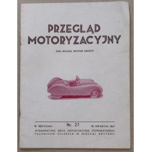 Przegląd Motoryzacyjny, The Polish Motor Digest, Nr 27 z 1947r.