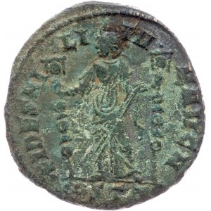 Maxentius, Follis 306-312, FIDES MILITVM