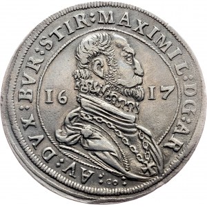 Archduke Maximilian, 1 Thaler 1617, Hall