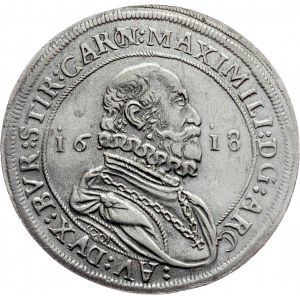 Archduke Maximilian, 1 Thaler 1618, Hall