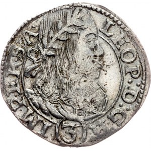 Leopold I., 3 Kreuzer 1659, Kuttenberg