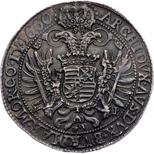 Leopold I., 1 Thaler 1660, KB, Kremnitz