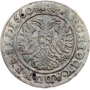 Leopold I., 3 Kreuzer 1660, GH, Breslau
