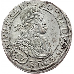 Leopold I., 15 Kreuzer 1664, Vienna