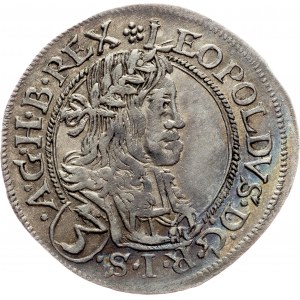 Leopold I., 3 Kreuzer 1665, Neuburg
