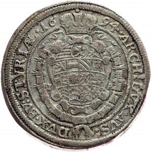 Leopold I., 15 Kreuzer 1694, Graz