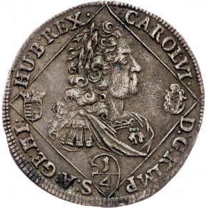 Charles VI., 1/4 Thaler 1734, NB, Nagybanya