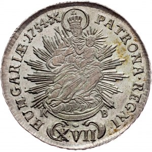 Maria Theresia, 17 Kreuzer 1754, Kremnitz