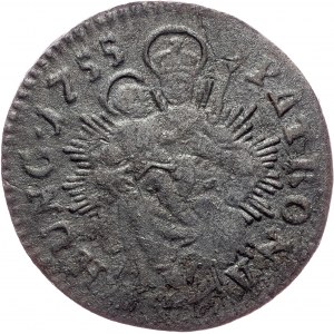 Maria Theresia, Denar 1755, KB, Kremnitz