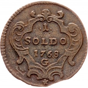 Italy, 1 Soldo 1768, G