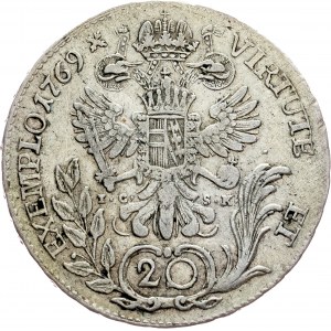 Joseph II., 20 Kreuzer 1769, A