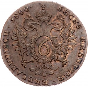 Franz I. (II.), 6 Kreuzer 1800, S, Smolnik