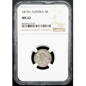 Franz I. (II.), 3 Kreuzer 1815, V