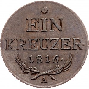 Franz I. (II.), 1 Kreuzer 1816, A