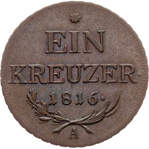 Franz I. (II.), Ein Kreuzer 1816, A