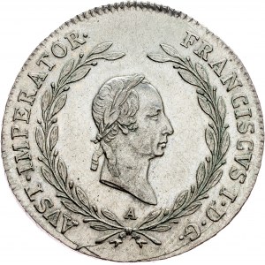 Franz I. (II.), 20 Kreuzer 1825, A