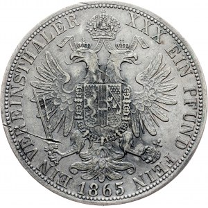Franz Joseph I., 1 Thaler 1865, A, Vienna