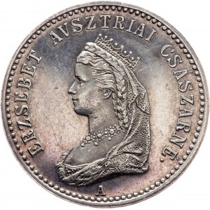 Franz Joseph I., Jeton 1867, Coronation in Buda