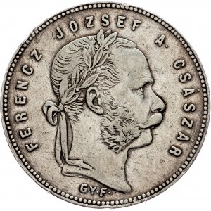 Franz Joseph I., 1 Forint 1869, GYF