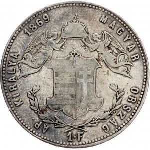 Franz Joseph I., 1 Forint 1869, GYF