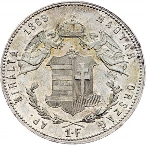 Franz Joseph I., 1 Forint 1869, KB