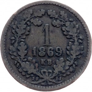 Franz Joseph I., 1 Kreuzer 1869, Kremnitz