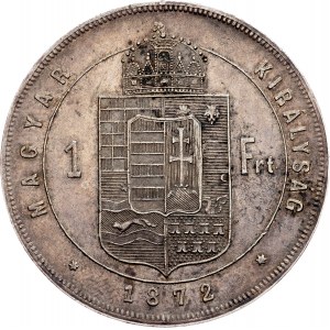 Franz Joseph I., 1 Forint 1872, KB