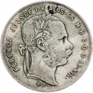 Franz Joseph I., 1 Forint 1875, KB
