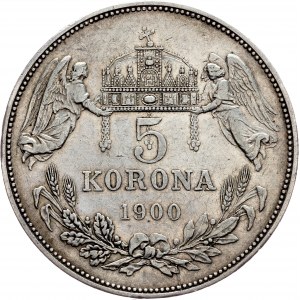 Franz Joseph I., 5 Korona 1900, KB