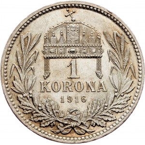 Franz Joseph I., 1 Korona 1916, KB