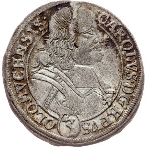 Charles II of Liechtenstein, 3 Kreuzer 1695, SAS
