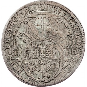 Wolfgang von Schrattenbach, 15 Kreuzer 1713, Kremsier