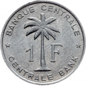 Belgian Congo, 1 Franc 1960, Brussels