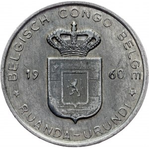 Belgian Congo, 1 Franc 1960, Brussels