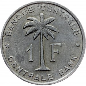 Belgian Congo, 1 Franc 1960, Brussels