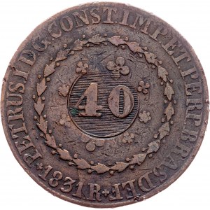 Brazil, 40 Reis 1831