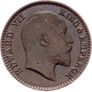 British India, 1/12 Anna 1907, Calcutta