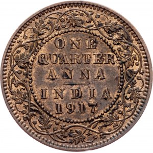 British India, 1/4 Anna 1917, Calcutta