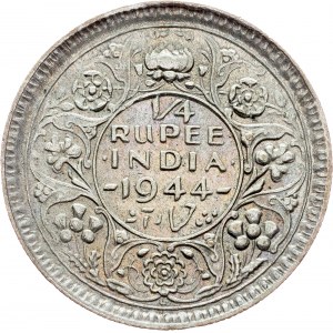 British India, 1/4 Rupee 1944, Lahore