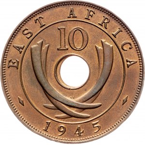 East Africa, 10 Cents 1945, Pretoria