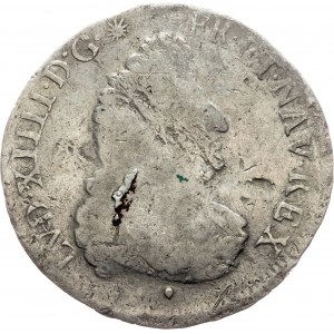 France, 1/2 Ecu 1694, Aix