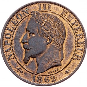 France, 5 Centimes 1862, A