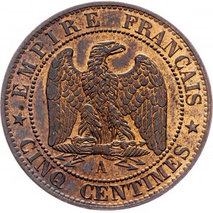 France, 5 Centimes 1862, A
