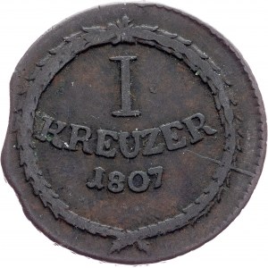 Germany, 1 Kreuzer 1807